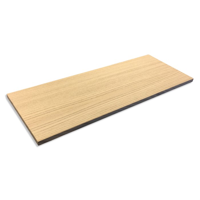 Plank in eiken MDF-plank met eiken structuur op maat